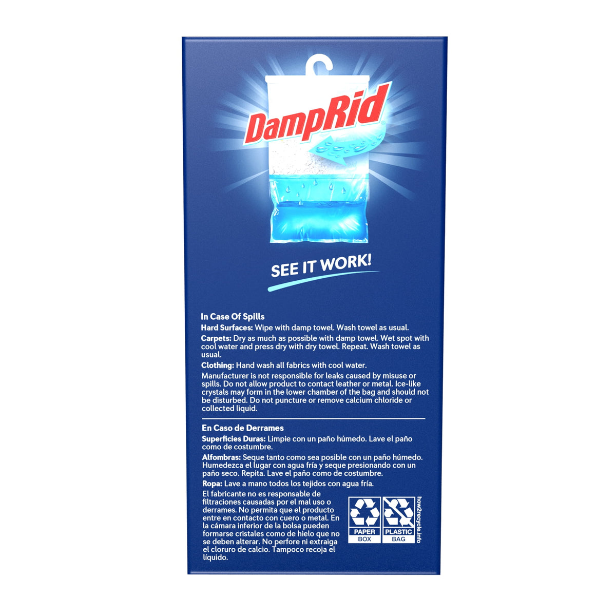 (4 pack) DampRid Fresh Scent Hanging Moisture Absorbers, 3 Count