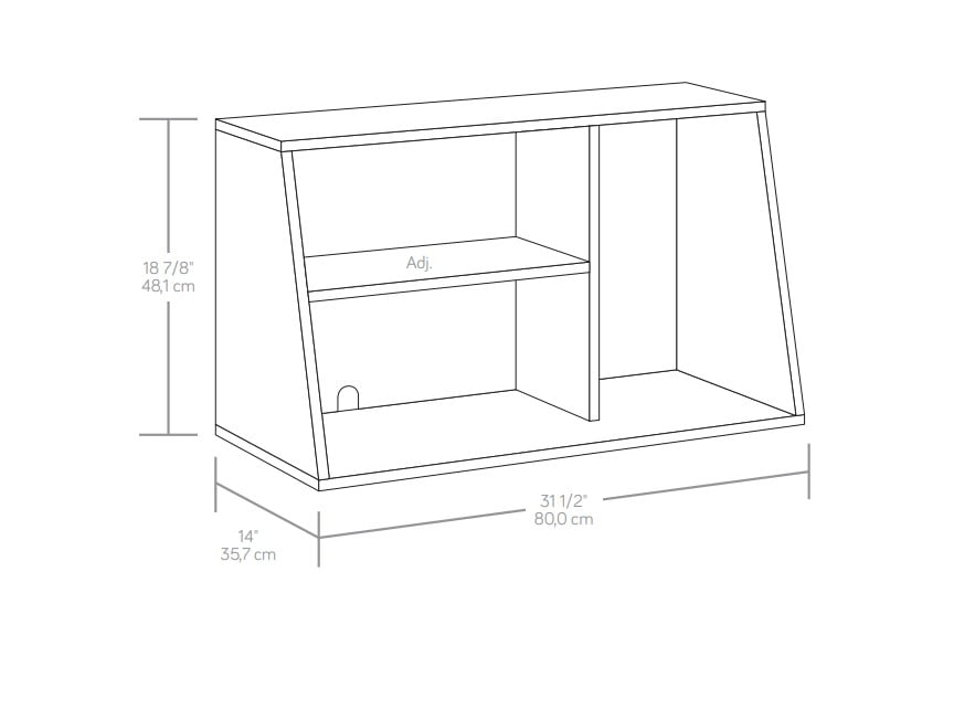 Mainstays Gamer TV Stand Console for TVs up to 32 in, Black Finish