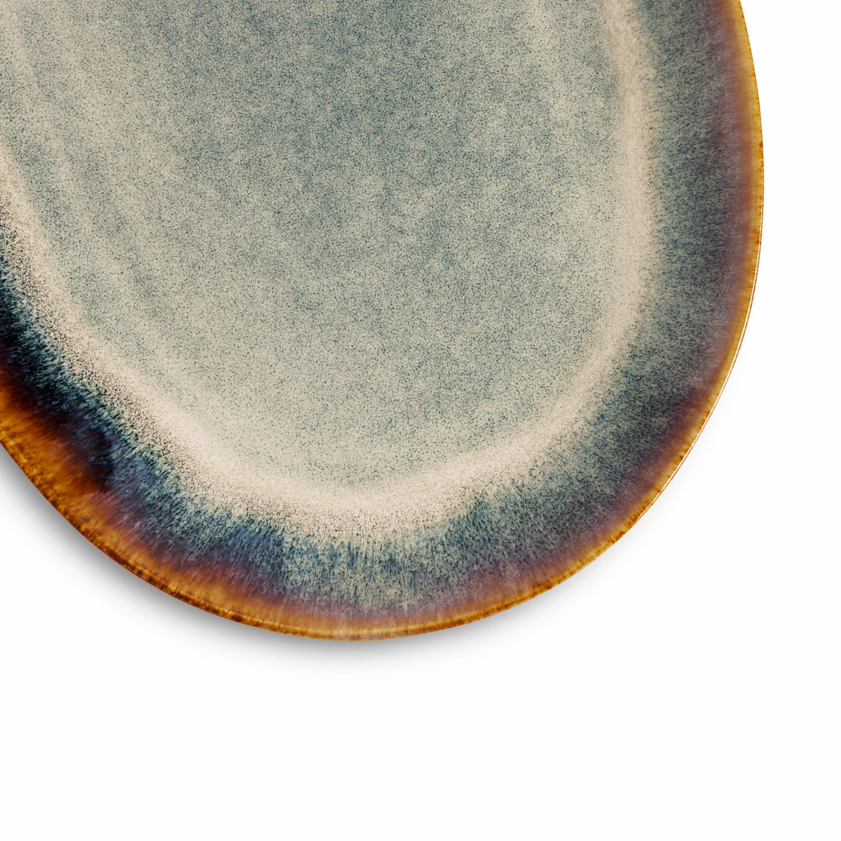 (2 pack) Yellowstone Ceramic Oval Platter, Kayce Collection