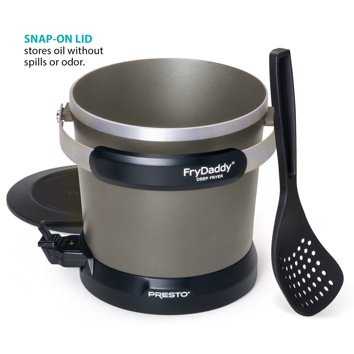 Presto FryDaddy Electric Deep Fryer, Black 05428