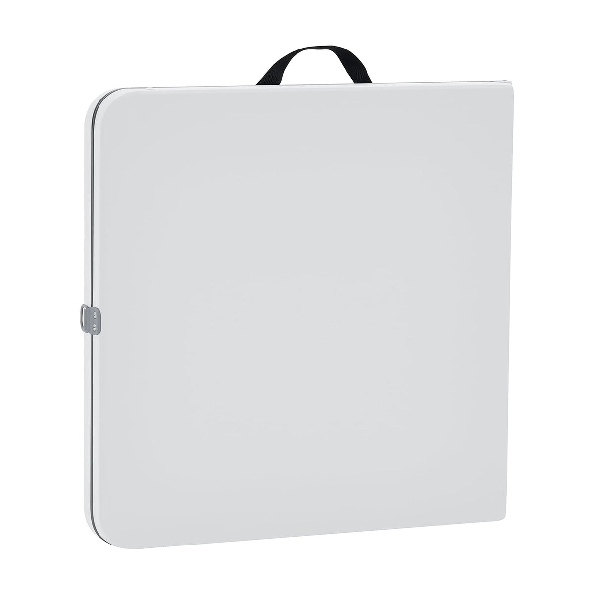 Mainstays 4 ft Adjustable Height Fold-in-Half Centerfold Folding Table, White