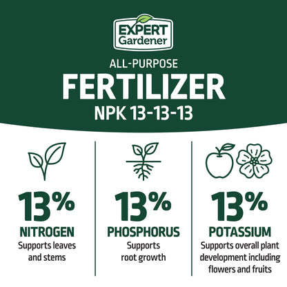 Expert Gardener All Purpose Fertilizer 13-13-13, 40 lb