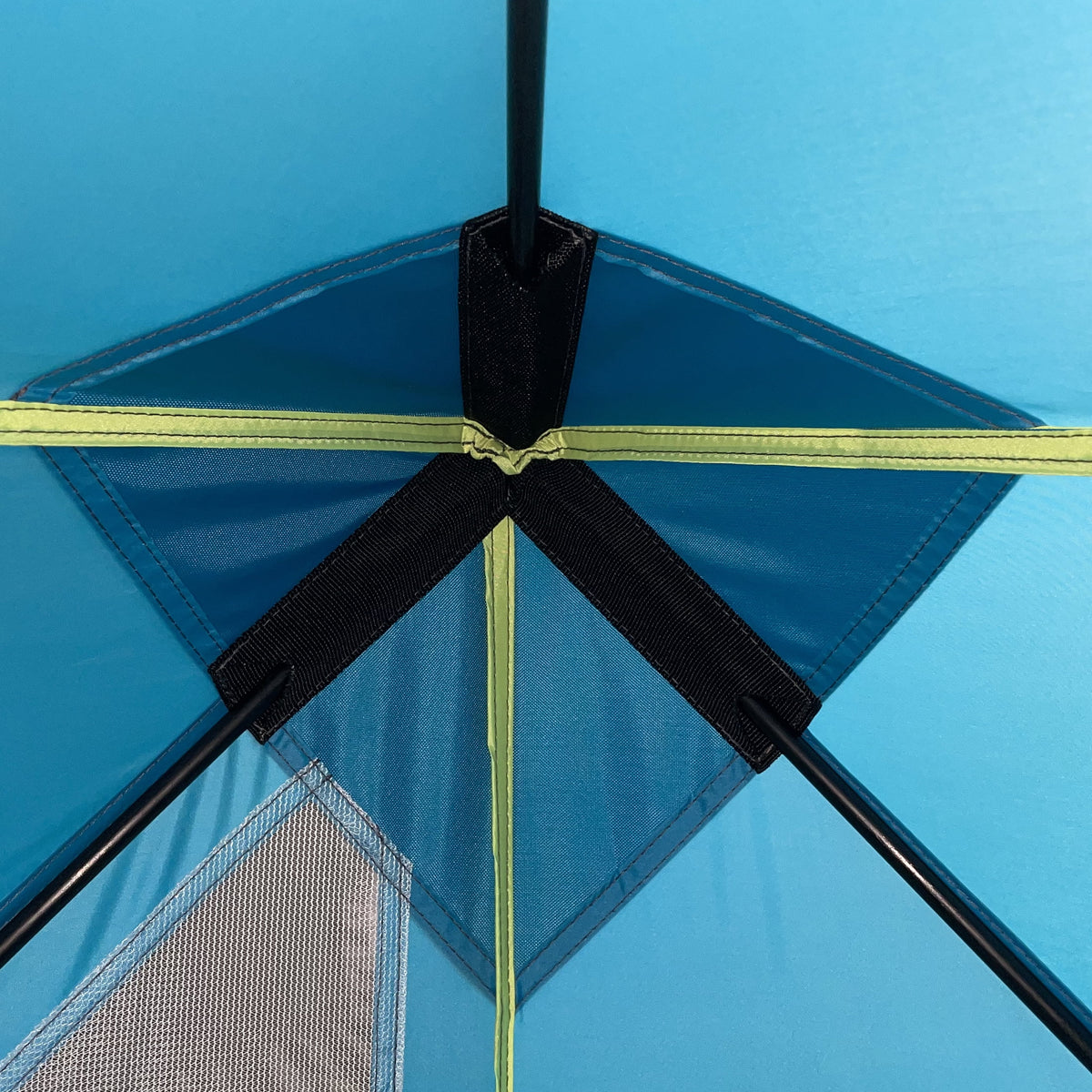 Ozark Trail 82 in x 70 in x 63 in Pop-Up Beach Shelter with UPF50+ Protection, Blue