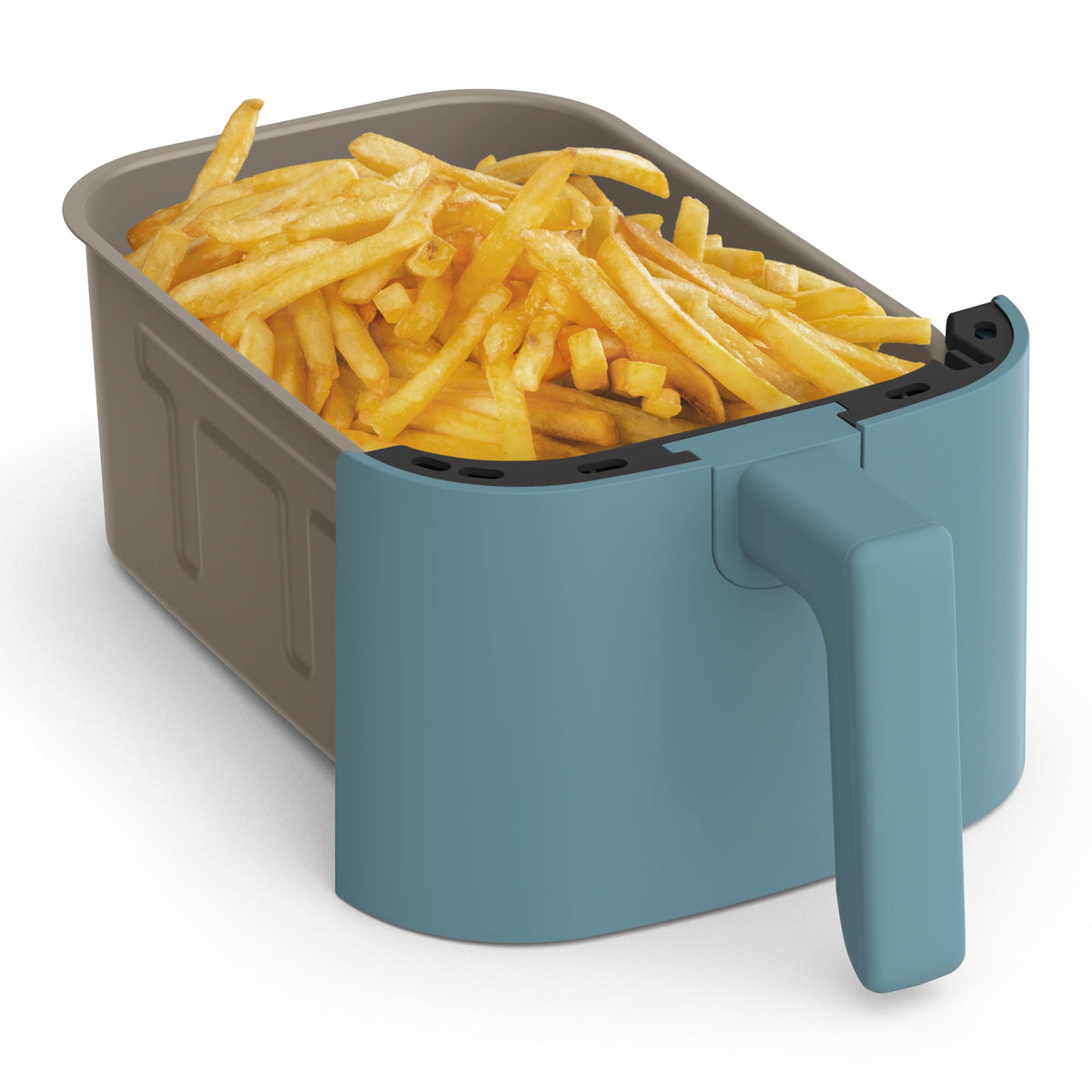bella 4 Qt Slim Digital Air Fryer with EverGood™ Ceramic Nonstick Coating, 6 Preset Cooking Options, Surf