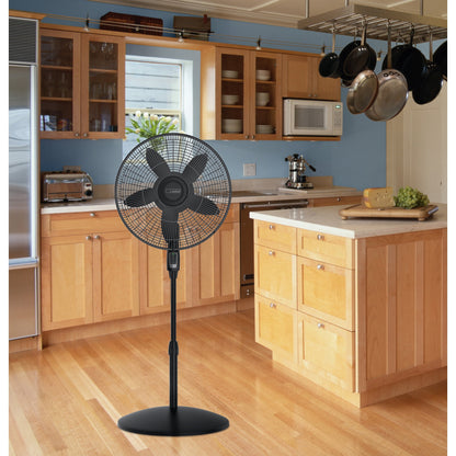 Lasko Cyclone Max 18" 4-Speed Oscillating, Remote, Adjustable Height Pedestal Fan S18605