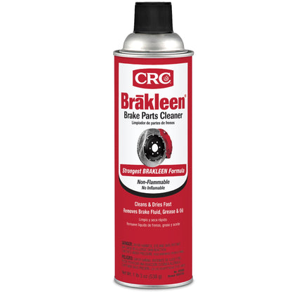(6 pack) CRC 05089 Brakleen Non-Flammable Brake Parts Cleaner - 19 oz. - Ideal for Cars, Trucks, & Motorcycles - Safe for All Brake Parts