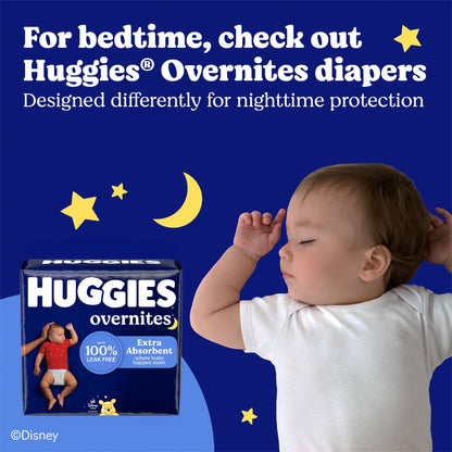 Huggies Snug & Dry Baby Diapers, Size 5 (27+ lbs), 128 Count (Select for More)