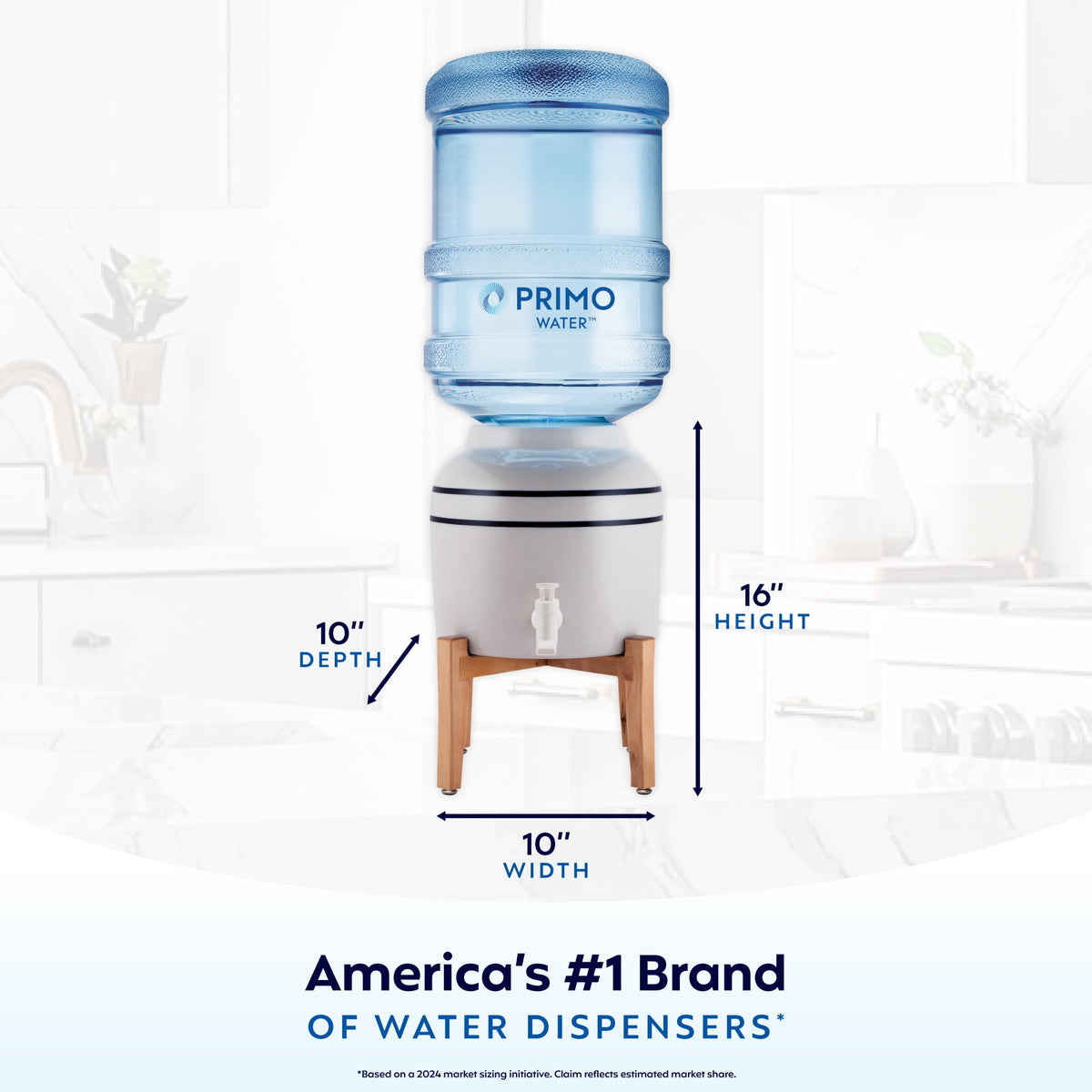 Primo Water® Countertop Water Dispenser, White Ceramic