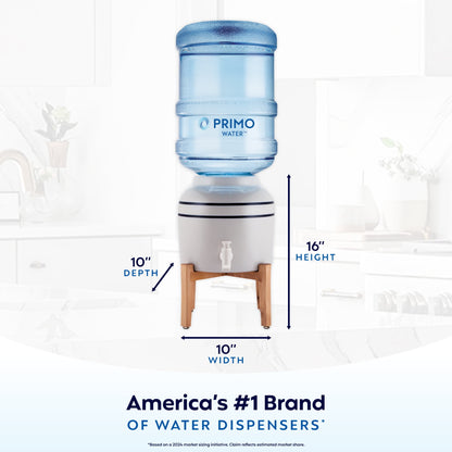 Primo Water® Countertop Water Dispenser, White Ceramic