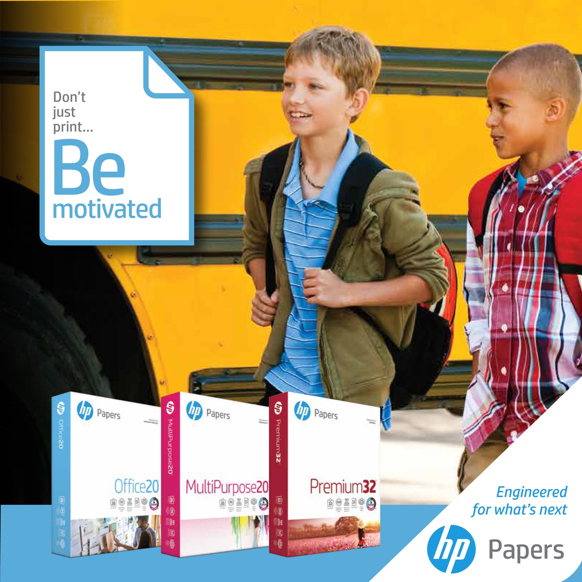 HP Printer Paper, Multipurpose20, 8.5x11, 20lb, 96 Bright, 5 Ream
