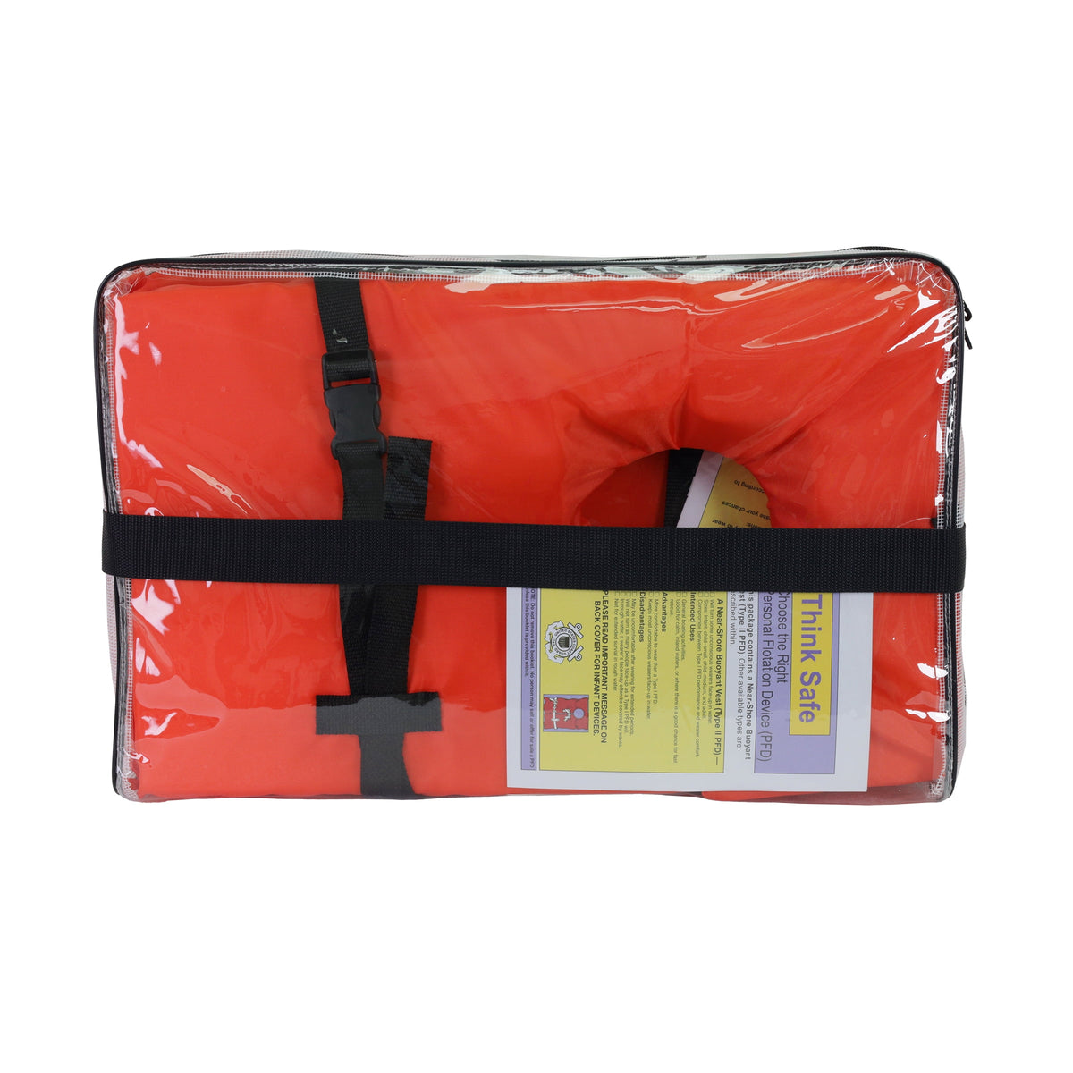 Ozark Trail 4-Pack Adult Type II Life Vests with Storage Bag, Orange