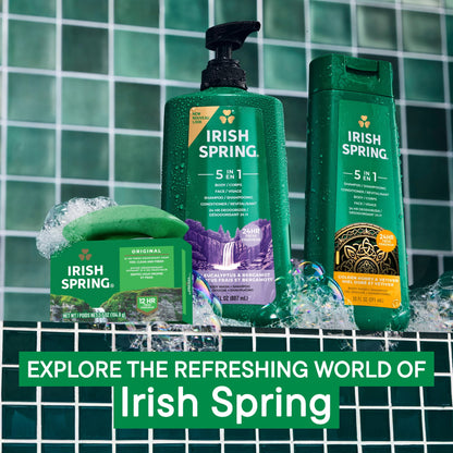 (4 pack) Irish Spring Bar Soap for Men, 12 HR Fresh Deodorant Soap, Original Scent, 3.7 oz Soap Bar (12 Pack)