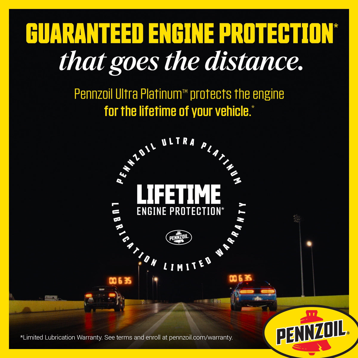 Pennzoil Ultra Platinum Full Synthetic 0W-20 Motor Oil, 5 Quart