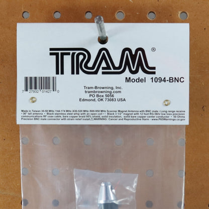 Tram Scanner 3 1/2" Magnet Antenna with BNC-Male Connector