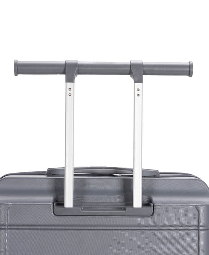 French Connection 22 inch Expandable Rolling Carry-on Luggage, Quiet Shade