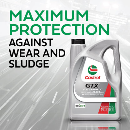 (2 pack) Castrol GTX Full Synthetic 0W-20 Motor Oil, 5 Quarts