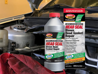 Bar's Leaks Head Seal Blown Head Gasket Repair, Automotive Additive, 33.8 oz