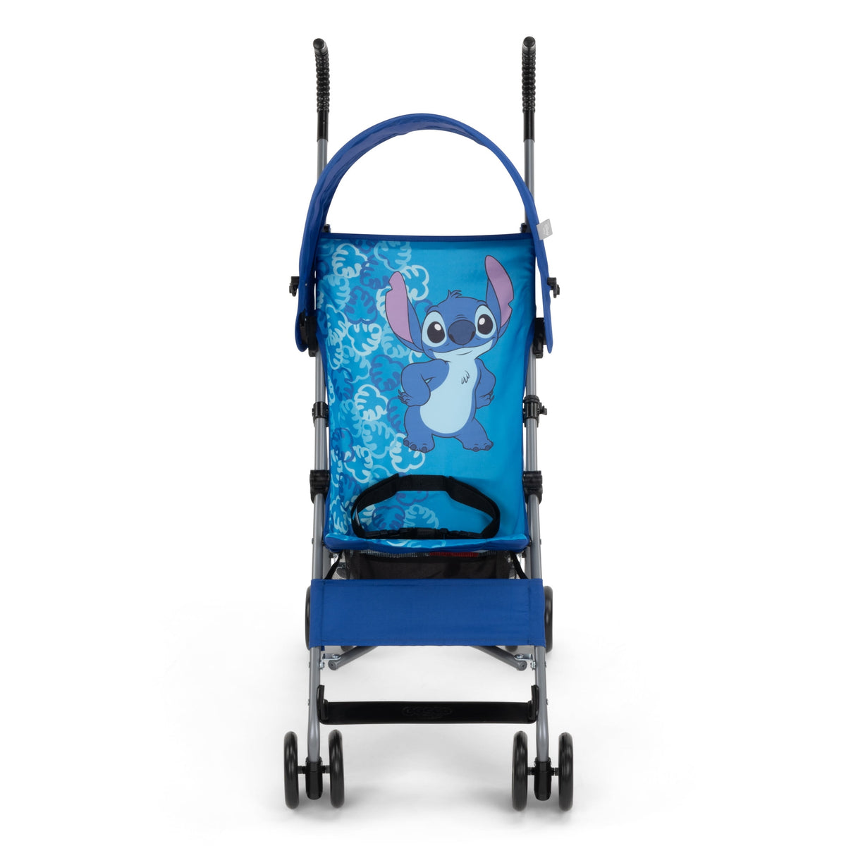 Disney Baby Comfort Height Character Toddler Umbrella Stroller with Basket, Tropical Stitch