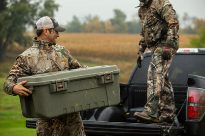 Plano Sportsman's Trunk, Blaze Orange, 27-Gallon Lockable Storage Box