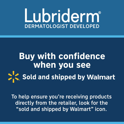 (3 pack) Lubriderm Daily Moisture Body Lotion + Pro-Ceramide, Fragrance Free, 24 Fl oz