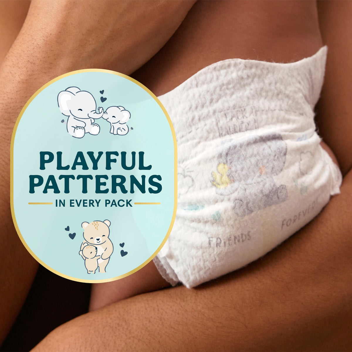 Pampers Swaddlers Fragrance Free Baby Diapers Size 2, 144 Count (Select for More Options)