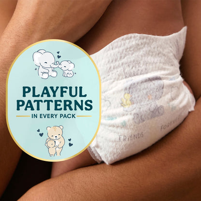 Pampers Swaddlers Fragrance Free Baby Diapers Size 7, 66 Count (Select for More Options)