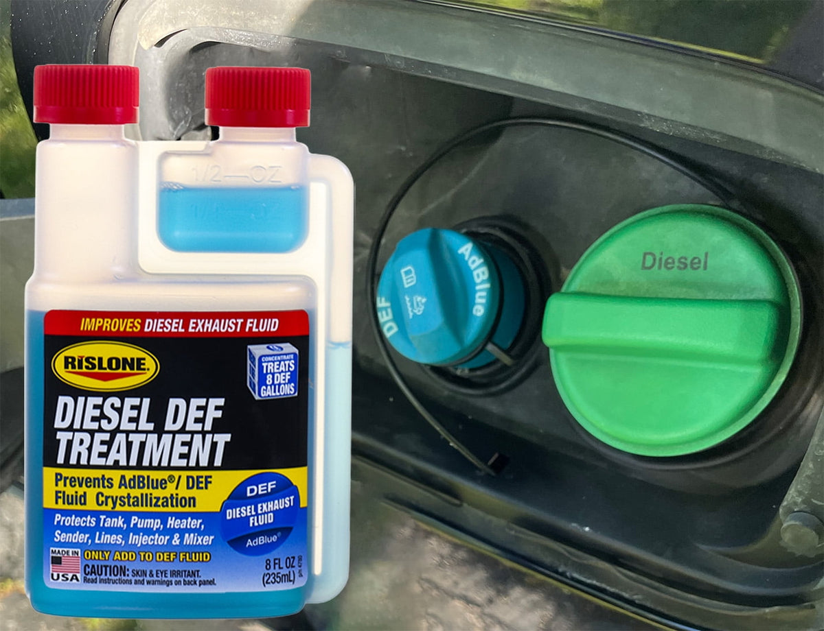 (4 pack) Rislone DEF Treatment for Diesel Vehicles, 8 fl oz Bottle