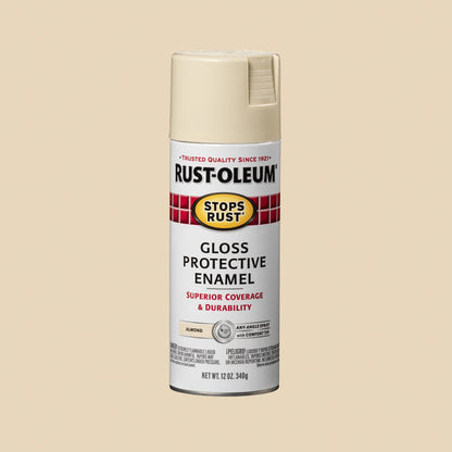 (6 pack) Orange, Rust-Oleum Stops Rust Protective Enamel Gloss Spray Paint-214084, 12 oz