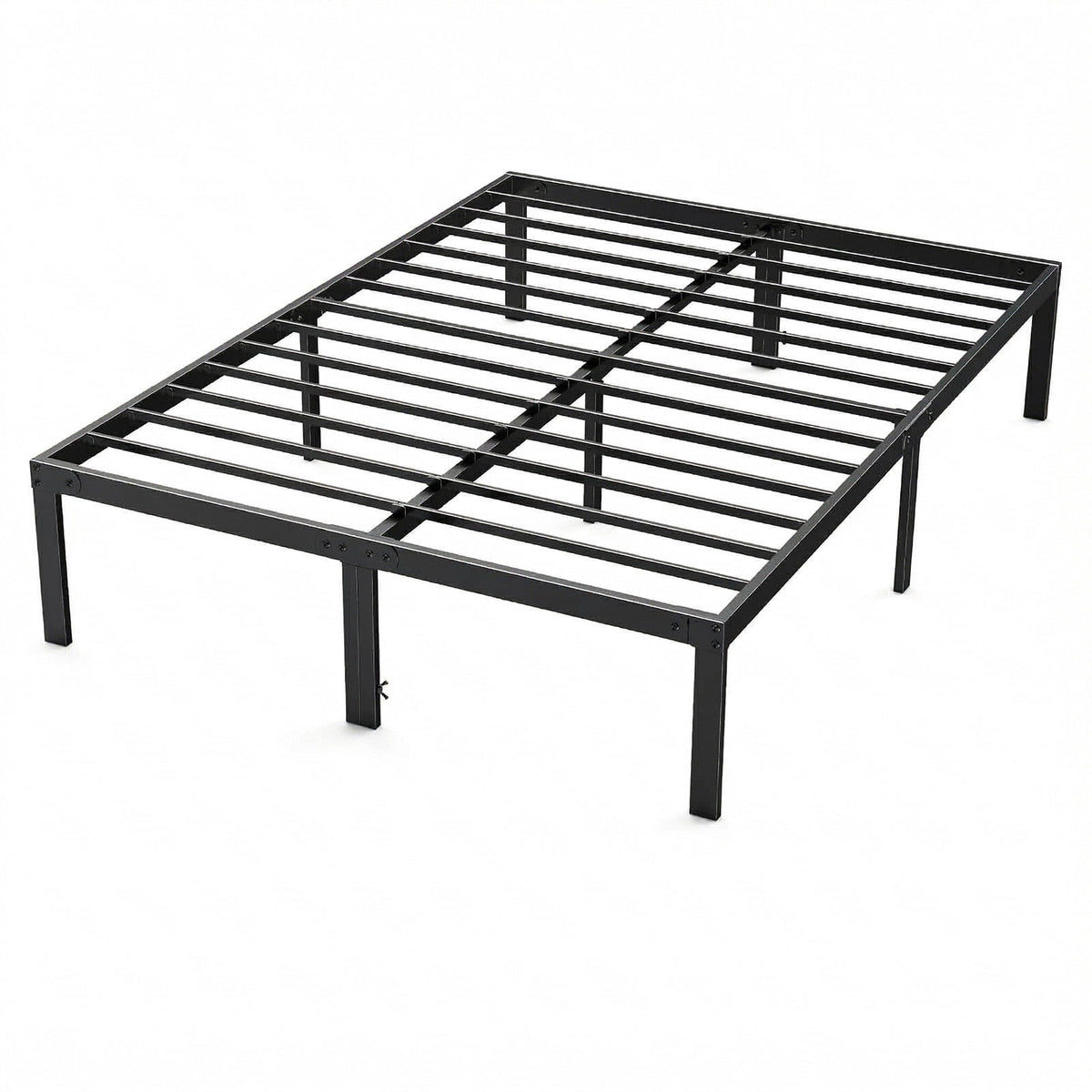 Alvantor Heavy Duty Metal Twin Bed Frame with Steel Slat Support and Storage