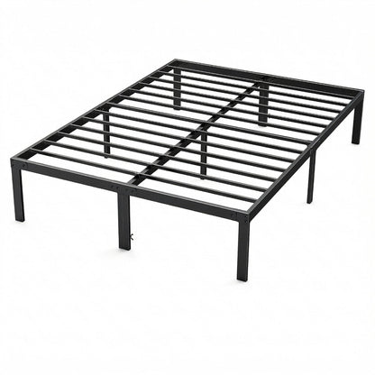 Alvantor Heavy Duty Metal Twin Bed Frame with Steel Slat Support and Storage