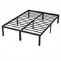 Alvantor Heavy Duty Metal Twin Bed Frame with Steel Slat Support and Storage