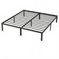 Alvantor Heavy Duty Metal Twin Bed Frame with Steel Slat Support and Storage