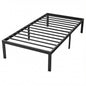 Alvantor Heavy Duty Metal Twin Bed Frame with Steel Slat Support and Storage