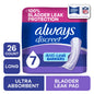 Always Discreet Pads, Ultra Absorbency, Long Length, 104 Count