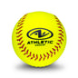 Athletic Works 12-inch Fastpitch Softball Bucket – 1 Dozen Leather Softballs in a Plastic Bucket