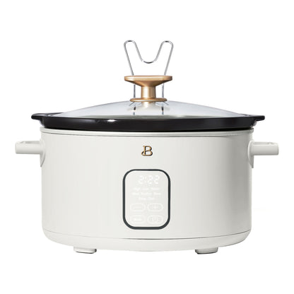 Beautiful 6 Qt Programmable Slow Cooker, Sage Green by Drew Barrymore