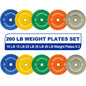 BalanceFrom Olympic Bumper Plate Weight Plate with Steel Hub, Black, 35lbs, Single