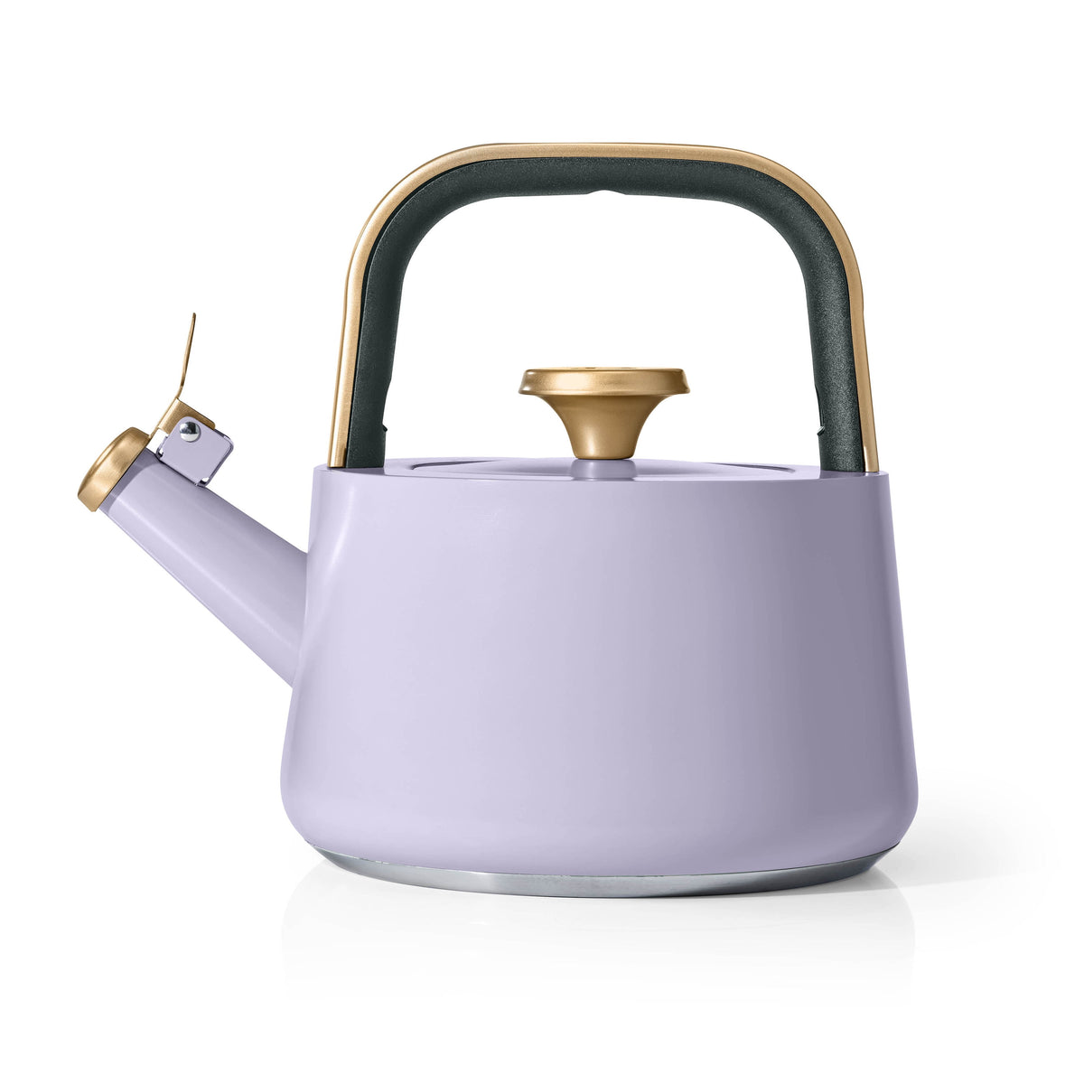 Beautiful by Drew Barrymore 1.8 L Ceramic-Coated Stovetop Tea Kettle, Rose
