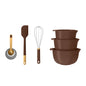 Beautiful by Drew Barrymore Mix & Measure Set, 14-Piece, Porcini Taupe