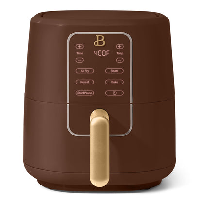 Beautiful 3 Qt Air Fryer with TurboCrisp Technology, EverGood Ceramic Nonstick Coating, Sage Green by Drew Barrymore