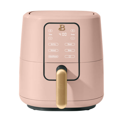 Beautiful 3 Qt Air Fryer with TurboCrisp Technology, EverGood Ceramic Nonstick Coating, Sage Green by Drew Barrymore
