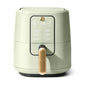 Beautiful 3 Qt Air Fryer with TurboCrisp Technology, EverGood Ceramic Nonstick Coating, Sage Green by Drew Barrymore