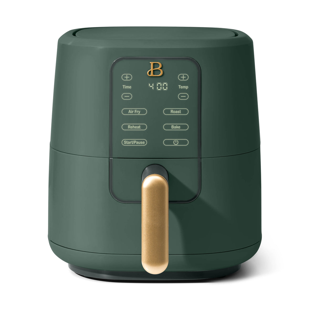 Beautiful 3 Qt Air Fryer with TurboCrisp Technology, EverGood Ceramic Nonstick Coating, Sage Green by Drew Barrymore