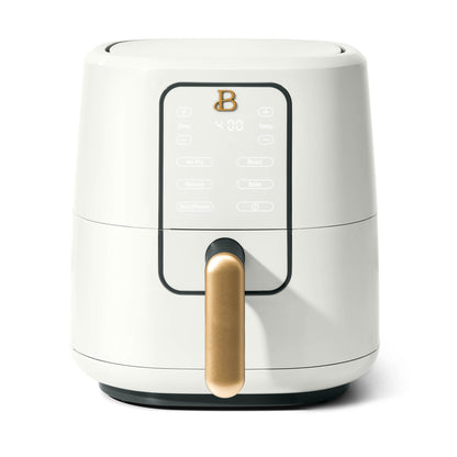 Beautiful 3 Qt Air Fryer with TurboCrisp Technology, EverGood Ceramic Nonstick Coating, Sage Green by Drew Barrymore