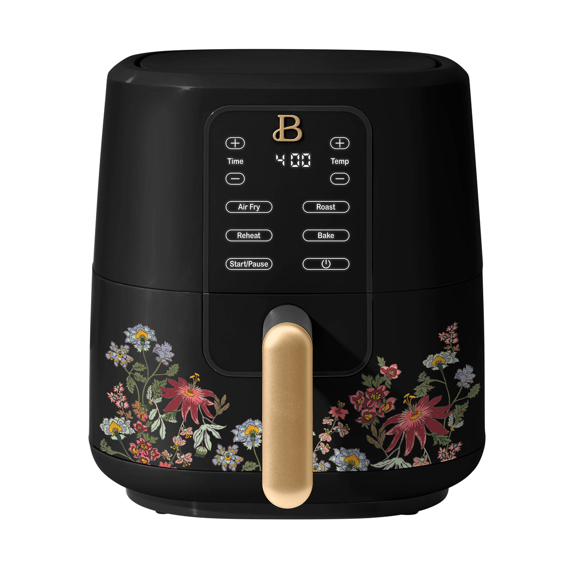 Beautiful 3 Qt Air Fryer with TurboCrisp Technology, EverGood Ceramic Nonstick Coating, White Icing by Drew Barrymore