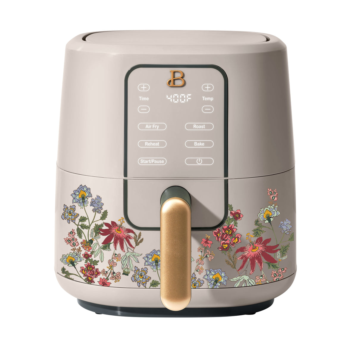 Beautiful 3 Qt Air Fryer with TurboCrisp Technology, EverGood Ceramic Nonstick Coating, Sage Green by Drew Barrymore