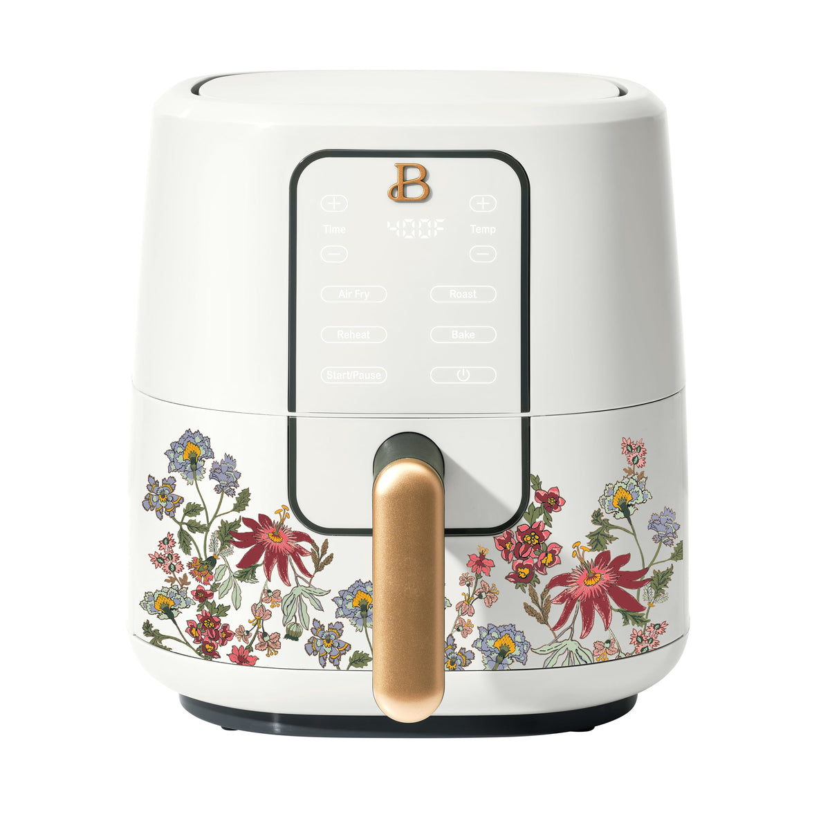 Beautiful 3 Qt Air Fryer with TurboCrisp Technology, EverGood Ceramic Nonstick Coating, White Icing by Drew Barrymore