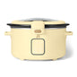 Beautiful 4 Qt Digital Slow Cooker with Hinged Locking Lid, Wildflower White by Drew Barrymore