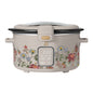 Beautiful 4 Qt Digital Slow Cooker with Hinged Locking Lid, Wildflower White by Drew Barrymore