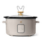 Beautiful 4Qt Slow Cooker with Touch-Activated Display, Porcini Taupe by Drew Barrymore